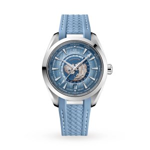 Omega Seamaster Aqua Terra 150M Co-Axial Master Chronometer Gmt Worldtimer 43mm Bleu ete O22012432203002