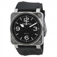 Réplique Bell & Ross Aviation BR 03-92 Acier hommes Automatique Montre