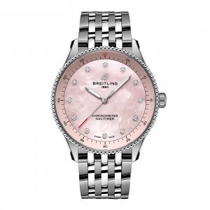 Breitling Navitimer 32 mm Copie montre femme Nacre rose A77320D91K1A1