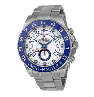 Réplique Rolex Yacht-Master II Blanc Cadran Inoxydable Acier Oyster 116680