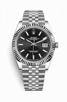 Réplique montre Rolex Datejust 41 blanc Roles 126334 520.CM.7170.CM