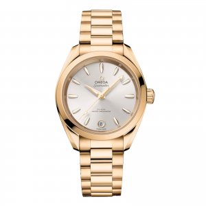 Omega Seamaster Aqua Terra Shades 34 mm Replique montre femme Argent O22050342002001