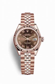 Réplique montre Rolex Datejust 28 Everose 279175 m279175-0015