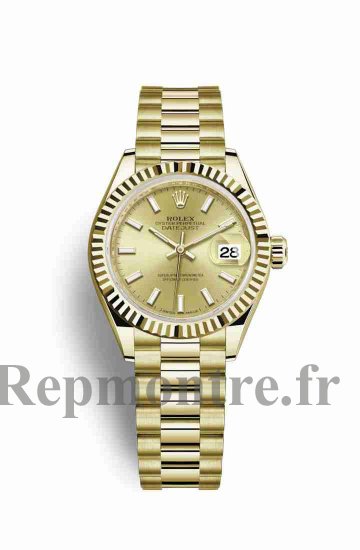 Réplique montre Rolex Datejust 28 jaune 18 ct 279178 m279178-0001 - Cliquez sur l'image pour la fermer