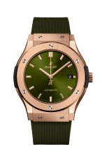 Replique Hublot Classic Fusion King Gold Green 45mm 511.OX.8980.RX