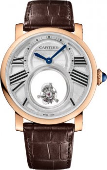 Réplique Montre Rotonde de Cartier Mysterious Double Tourbillon W1556230