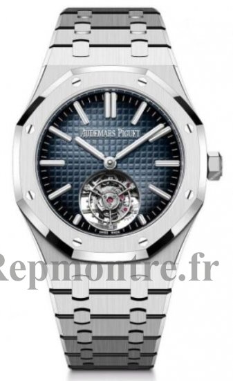 Replique Montre Audemars Piguet Royal Oak Tourbillon Volant Automatique Acier inoxydable 41mm Bleue 26730ST.OO.1320ST.01 - Cliquez sur l'image pour la fermer