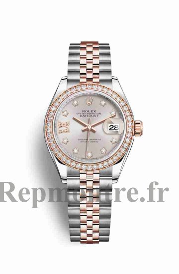 Réplique montre Rolex Datejust 28 Everose Roles 18 ct Everose 279381RBR m279381rbr-0019 - Cliquez sur l'image pour la fermer