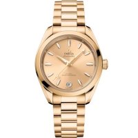 Omega Seamaster Aqua Terra 150M Master Chronometer 34 bracelet or champagne Moonshine 220.50.34.20.08.001