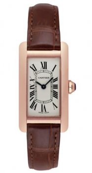 Réplique Cartier Tank Americaine Rose Montre Femme Dames W2607456