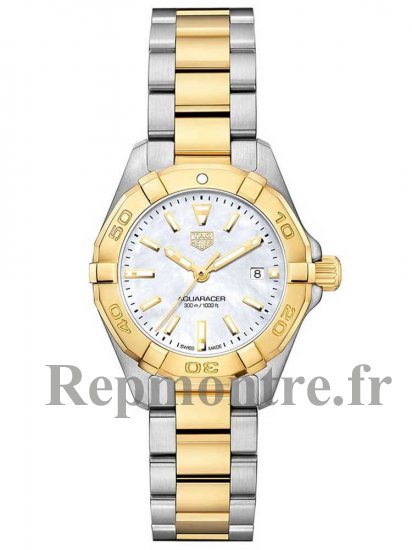 Copie-Réplique-Imiter de Tag Heuer Aquaracer blanc mere de nacre cadran dames WBD1420.BB0321 - Cliquez sur l'image pour la fermer