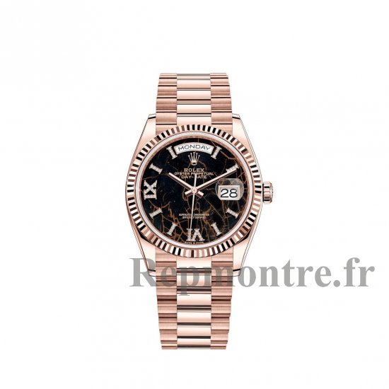 Replique Rolex Day-Date 36 18 ct Everose gold M128235-0041 montre - Cliquez sur l'image pour la fermer