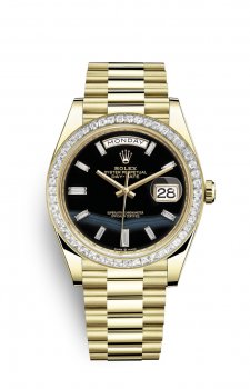 Replique Rolex Day-Date 40 18 ct Jaune Or and Diamants M228398TBR-0038