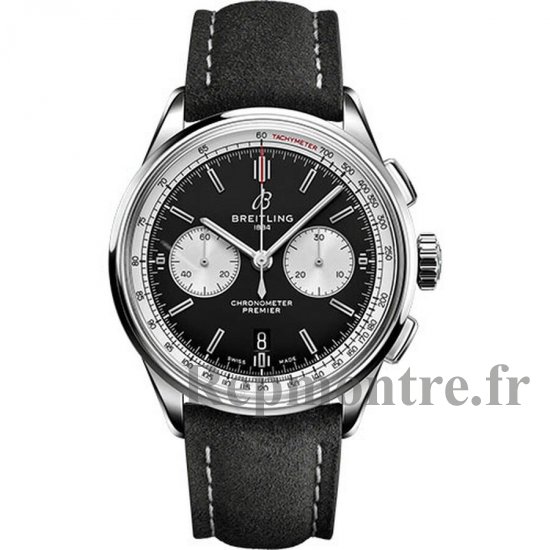 Replique Breitling Premier B01 Chronograph automatique Chronometer Black Dial Men's AB0118371B1X1 - Cliquez sur l'image pour la fermer