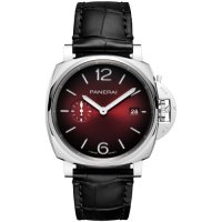Panerai Luminor Due 42 3 jours date acier inoxydable bordeaux PAM01424