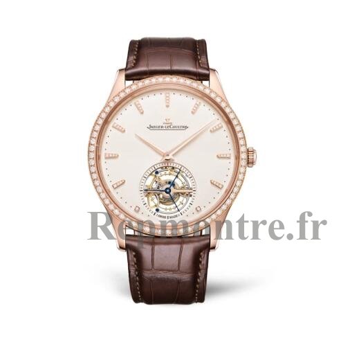 Copie de Jaeger-LeCoultre Master Ultra Thin Tourbillon Or rose Diamants 1682401 - Cliquez sur l'image pour la fermer