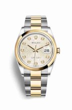 Réplique montre Rolex Datejust 36 Jaune Roles jaune 18 ct 126203 m126203-0028