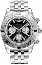 AAA Réplique Montre Breitling Chronomat Cadran noir Inoxydable Acier pour hommes AB011012/B967/388A