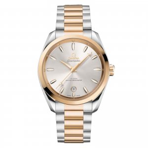 Omega Seamaster Aqua Terra Shades 38 mm Replique montre femme Argent O22020382002002