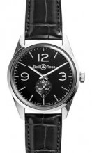 Réplique Bell & Ross Vintage BR 123 Officer Noir Dial Montre