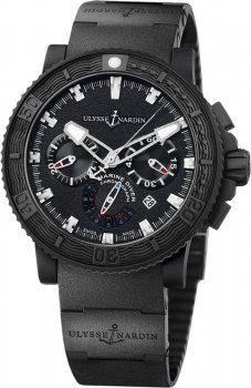 Réplique Ulysse Nardin Maxi Marine Diver Noir Mer Chronographe 353-92-3C