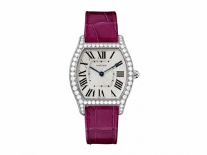 Réplique Montre Cartier Tortue argented Flinque Dial Femmes WA501009