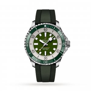 Breitling Superocean Automatique 44 Bracelet en caoutchouc en acier inoxydable Replique montre A17376A31L1S1