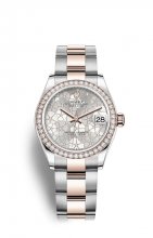 Replique Rolex Datejust 31 OysterAcier and EveOr Rose M278381RBR-0031