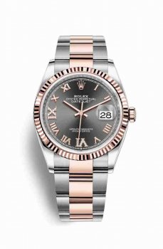 Réplique montre Rolex Datejust 36 Everose Roles 18 ct Everose 126231 m126231-0024