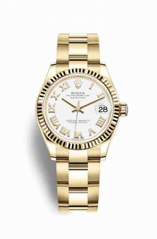 Réplique montre Rolex Datejust 31 jaune 18 ct 278278 m278278-0019