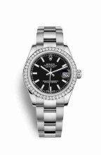 Réplique montre Rolex Datejust 31 Blanc Role blanc 178384 m178384-0054
