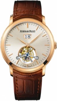 Réplique Audemars Piguet Jules Audemars Grand Date Tourbillon 26559OR.OO.D088CR.01