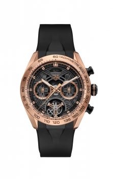 TAG Heuer Carrera Chronographe Tourbillon Extreme Sport Or Rose Titane Caoutchouc Gris CBU5050.FT6273