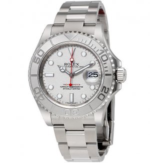 Réplique Rolex Yacht-Master 40 Platine Cadran Inoxydable Acier Rolex Oyster 116622PLSO