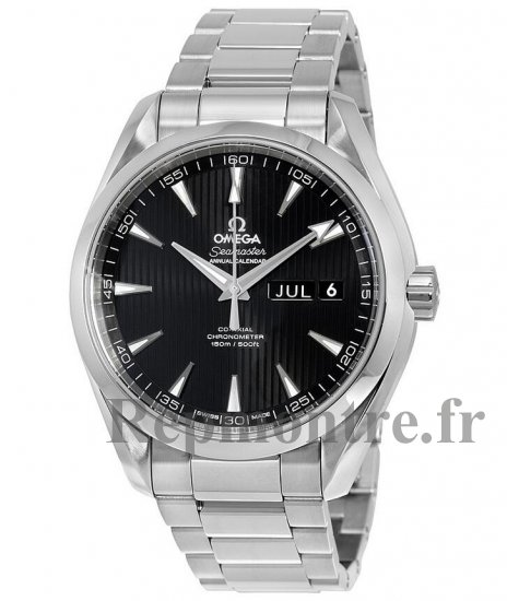 Réplique Omega Aqua Terra Annual Calendar Automatique Noir Cadran Inoxydable Acier 231.10.43.22.01.002 - Cliquez sur l'image pour la fermer