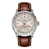 Breitling Navitimer Automatique GMT 41mm Montre Copie Homme Argent A32310211G1P1