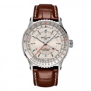 Breitling Navitimer Automatique GMT 41mm Montre Copie Homme Argent A32310211G1P1