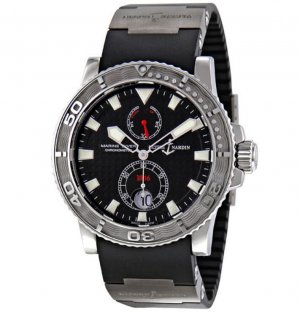 Ulysse Nardin Maxi Marine Diver Noir Dial Réplique Montre 263-33-3/92