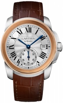 Réplique Cartier Calibre de Cartier 38mm Montre en or rose W2CA0002