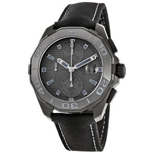 Tag Heuer Aquaracer Cadran Noir Automatique Tissu Noir CAY218B.FC6370 Homme Réplique Montre