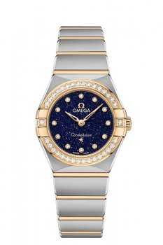 qualite superieure Réplique OMEGA Constellation Acier or jaune diamants 131.25.25.60.53.001