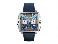 TAG Heuer Monaco Chronographe a rattrapante Bleu Original CBW2182.FC8339