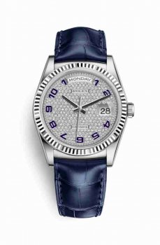 Réplique montre Rolex Day-Date 36 blanc 118139 Cadran de m118139-0093