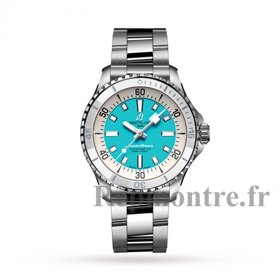 Breitling Superocean Automatique 36 Acier inoxydable Turquoise Replique montre A17377211C1A1 - Cliquez sur l'image pour la fermer