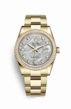Réplique montre Rolex Day-Date 36 jaune 18 ct 118348 m118348-0097