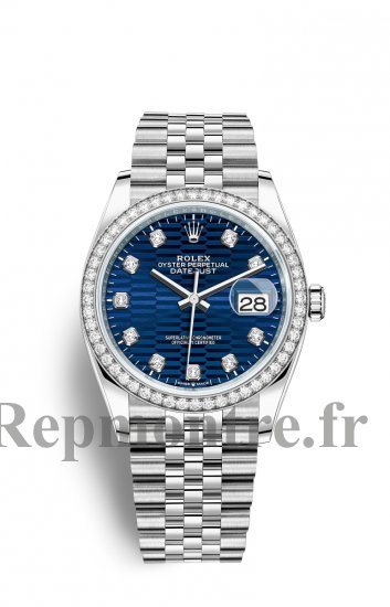 Replique Rolex Datejust 36 OysterAcier and Blanc Or M126284RBR-0049 - Cliquez sur l'image pour la fermer