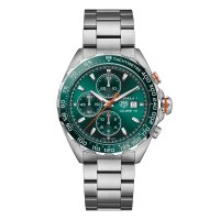 TAG Heuer Formule 1 Chronographe 44 mm Montre Copie Homme Vert CAZ201H.BA0876