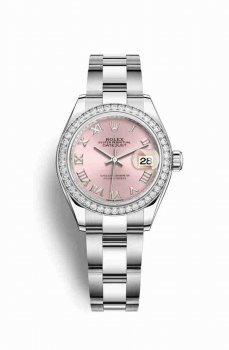 Réplique montre Rolex Datejust 28 Blanc Roles en blanc 279384RBR m279384rbr-0006