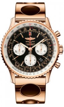 Réplique Breitling Navitimer 01 Or rose Air Racer Bracelet RB012012/BA49