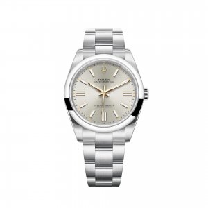 Réplique de Rolex Oyster Perpetual 41 Bracelet Oyster Cadran Argent M124300-0001